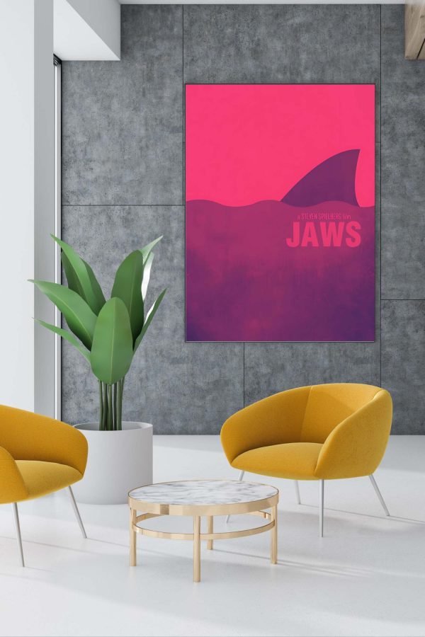 Posters Peliculas Minimalistas Tiburon Jaws
